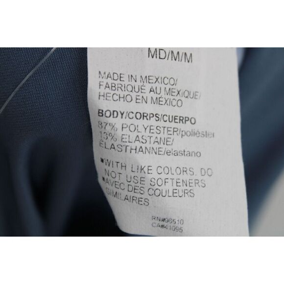 Under Armour Compression High Rise Ankle Legging Dusty Blue panel Designs M NWT - Picture 8 of 8